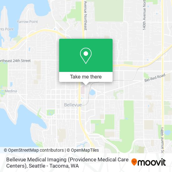 Mapa de Bellevue Medical Imaging (Providence Medical Care Centers)