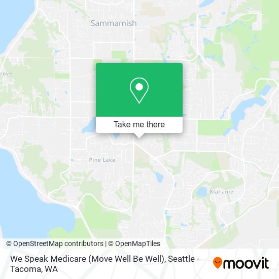 Mapa de We Speak Medicare (Move Well Be Well)