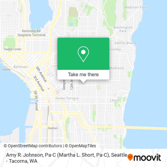 Mapa de Amy R. Johnson, Pa-C (Martha L. Short, Pa-C)