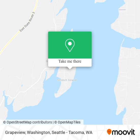 Mapa de Grapeview, Washington