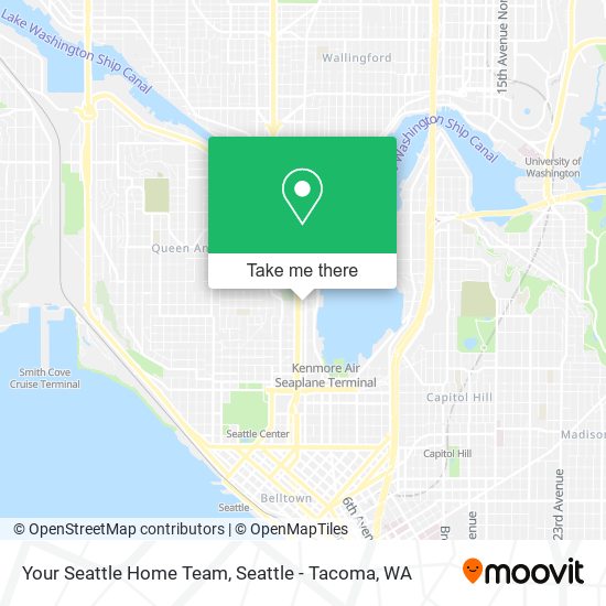 Mapa de Your Seattle Home Team