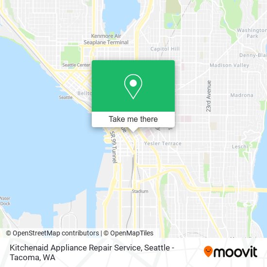 Kitchenaid Appliance Repair Service map