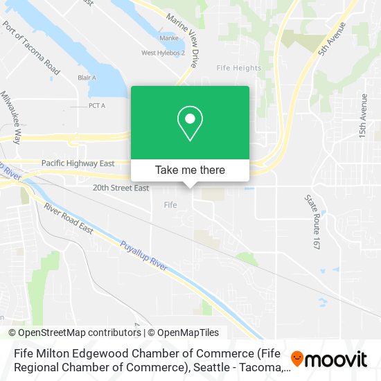 Fife Milton Edgewood Chamber of Commerce (Fife Regional Chamber of Commerce) map