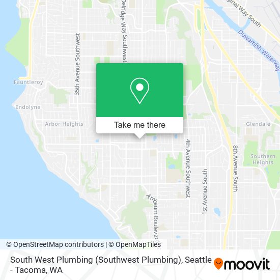 Mapa de South West Plumbing (Southwest Plumbing)