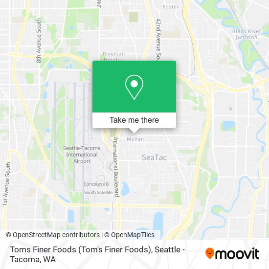 Mapa de Toms Finer Foods (Tom's Finer Foods)