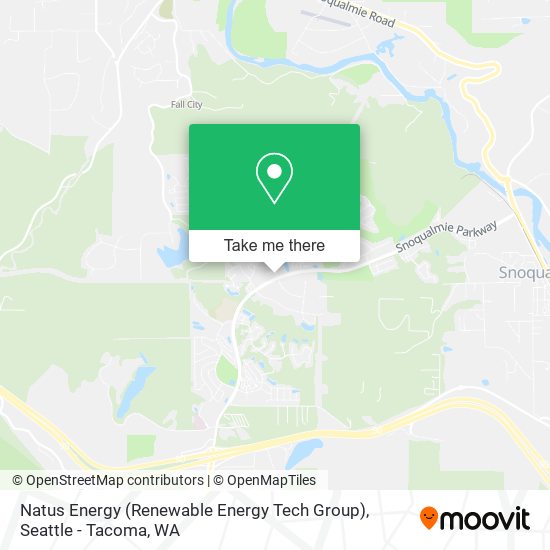 Mapa de Natus Energy (Renewable Energy Tech Group)