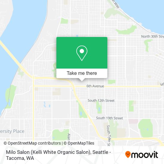 Mapa de Milo Salon (Kelli White Organic Salon)