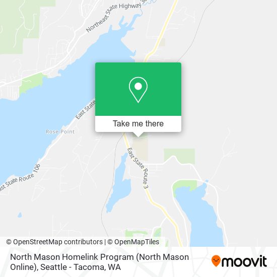 North Mason Homelink Program (North Mason Online) map