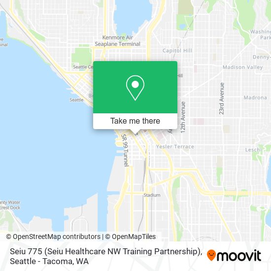 Mapa de Seiu 775 (Seiu Healthcare NW Training Partnership)