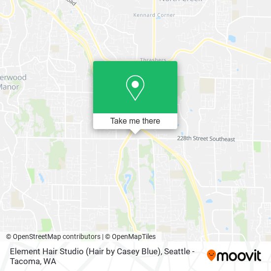 Element Hair Studio (Hair by Casey Blue) map