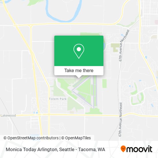 Monica Today Arlington map