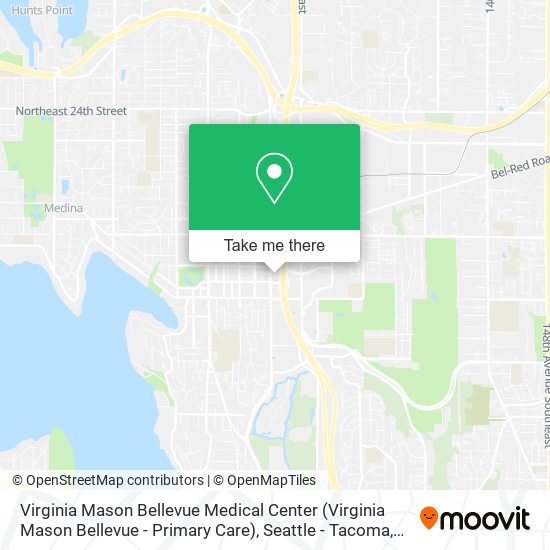 Mapa de Virginia Mason Bellevue Medical Center (Virginia Mason Bellevue - Primary Care)