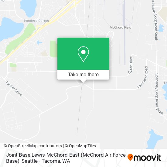 Mapa de Joint Base Lewis-McChord-East (McChord Air Force Base)