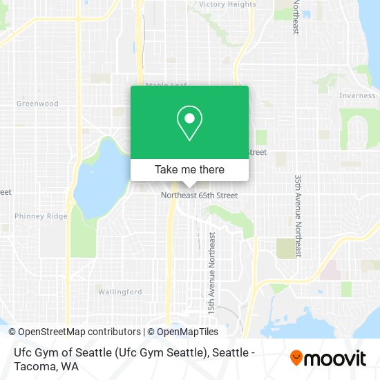 Mapa de Ufc Gym of Seattle