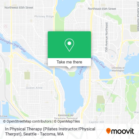 Mapa de In Physical Therapy (Pilates Instructor / Physical Therpst)