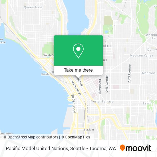 Pacific Model United Nations map