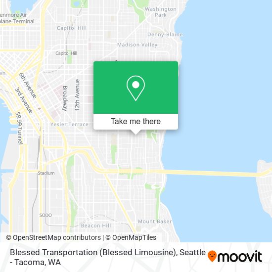 Mapa de Blessed Transportation (Blessed Limousine)