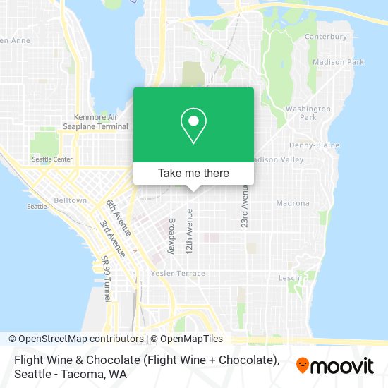 Flight Wine & Chocolate map
