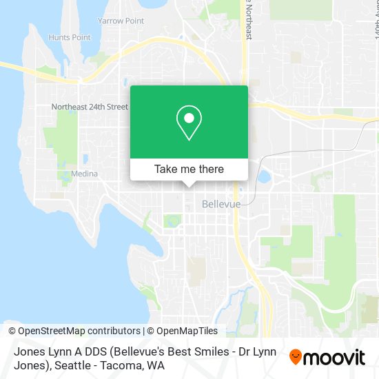 Mapa de Jones Lynn A DDS (Bellevue's Best Smiles - Dr Lynn Jones)