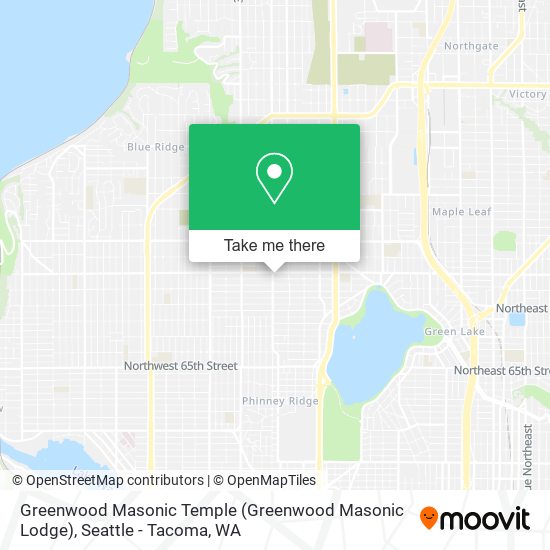 Mapa de Greenwood Masonic Temple (Greenwood Masonic Lodge)