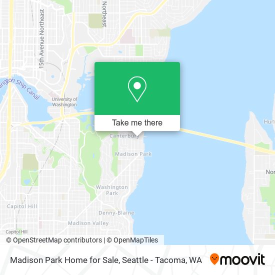 Madison Park Home for Sale map