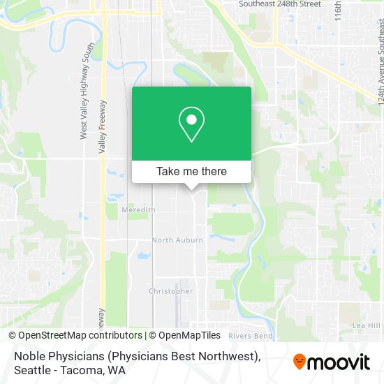 Mapa de Noble Physicians (Physicians Best Northwest)