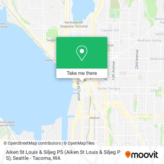 Aiken St Louis & Siljeg PS (Aiken St Louis & Siljeg P S) map