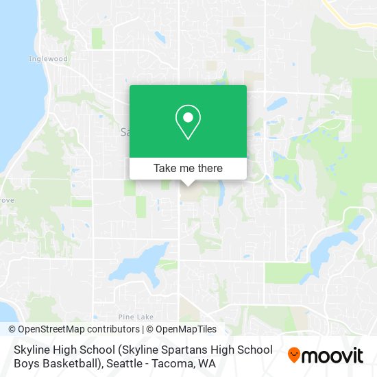 Mapa de Skyline High School (Skyline Spartans High School Boys Basketball)