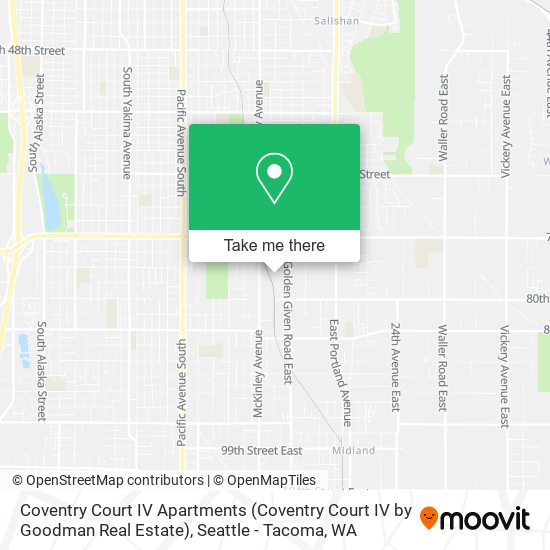 Mapa de Coventry Court IV Apartments (Coventry Court IV by Goodman Real Estate)