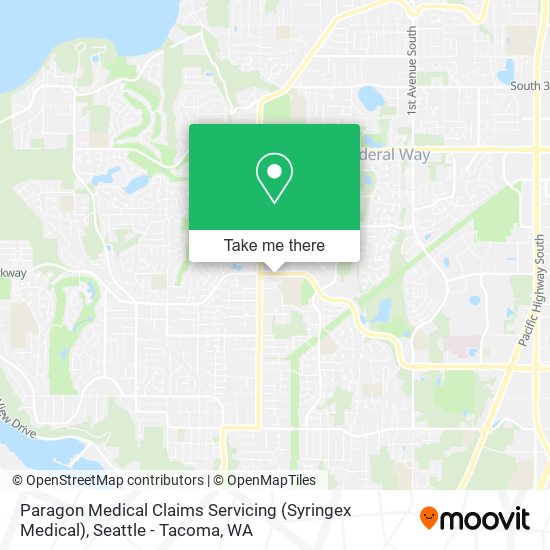 Paragon Medical Claims Servicing (Syringex Medical) map