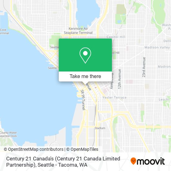 Century 21 Canada's (Century 21 Canada Limited Partnership) map