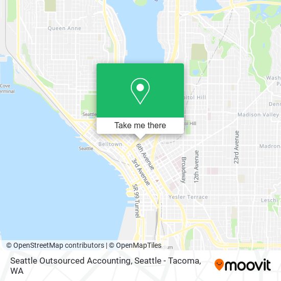 Mapa de Seattle Outsourced Accounting