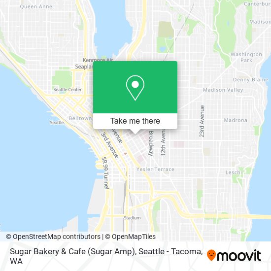 Mapa de Sugar Bakery & Cafe (Sugar Amp)