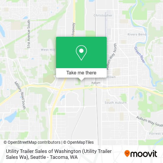 Utility Trailer Sales of Washington (Utility Trailer Sales Wa) map