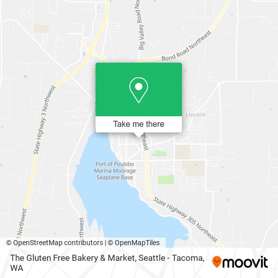 The Gluten Free Bakery & Market map