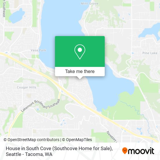 House in South Cove (Southcove Home for Sale) map