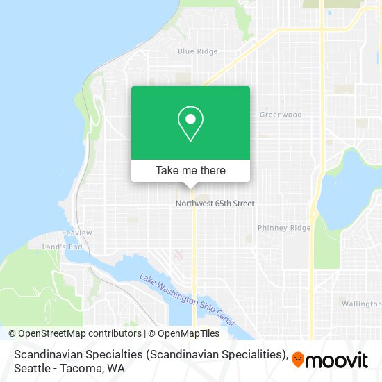 Mapa de Scandinavian Specialties (Scandinavian Specialities)