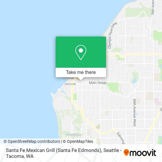 Mapa de Santa Fe Mexican Grill (Santa Fe Edmonds)