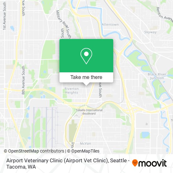 Mapa de Airport Veterinary Clinic (Airport Vet Clinic)