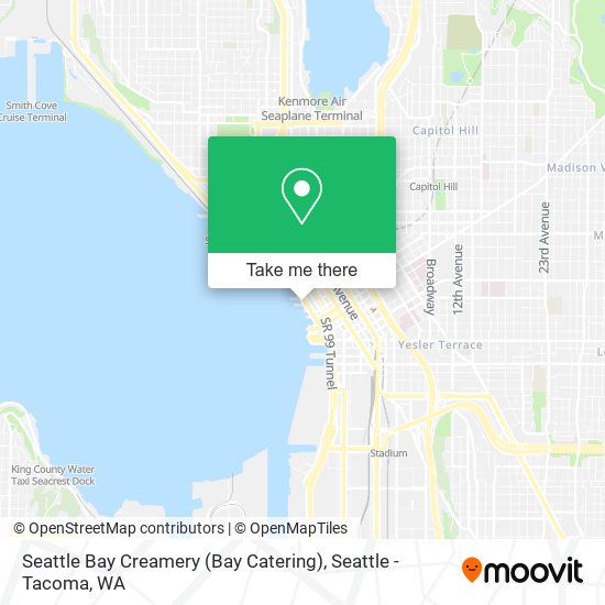 Seattle Bay Creamery (Bay Catering) map