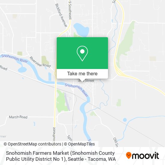 Snohomish Farmers Market (Snohomish County Public Utility District No 1) map