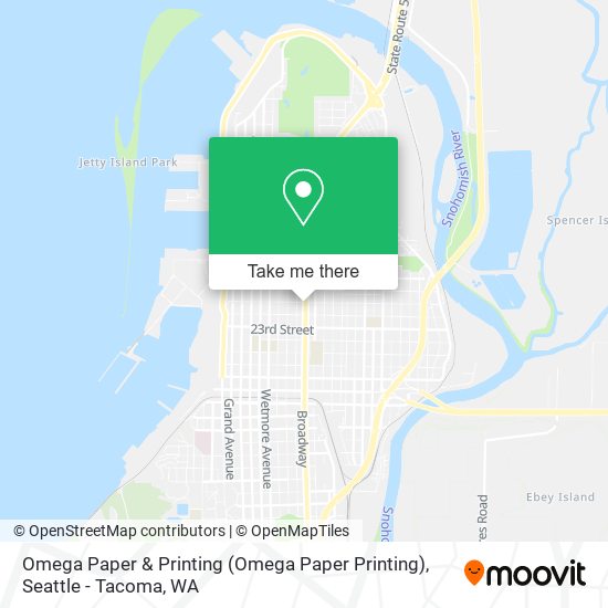 Omega Paper & Printing map