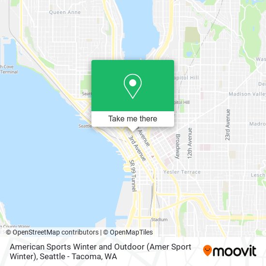 American Sports Winter and Outdoor (Amer Sport Winter) map