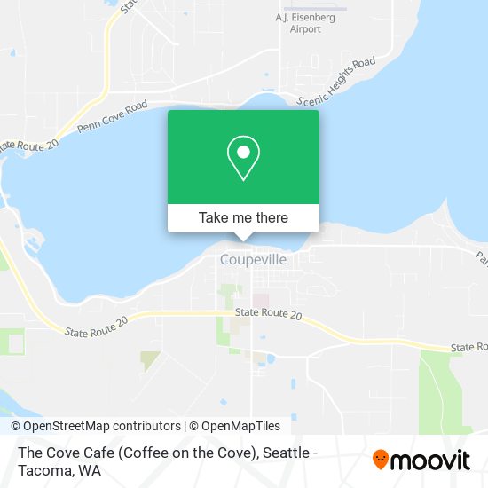 Mapa de The Cove Cafe (Coffee on the Cove)