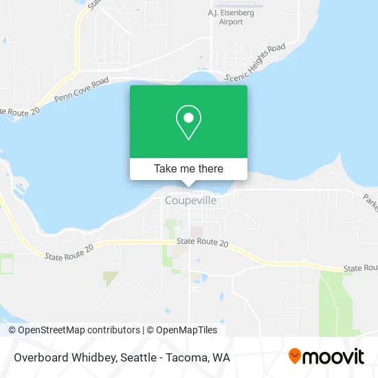 Overboard Whidbey map