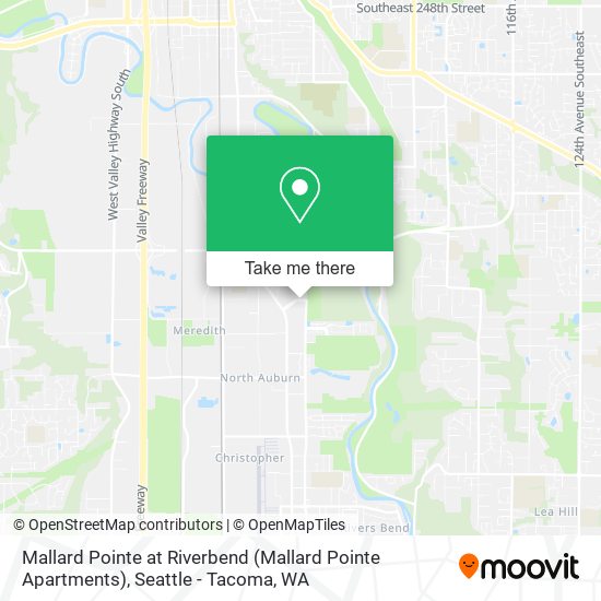 Mapa de Mallard Pointe at Riverbend (Mallard Pointe Apartments)