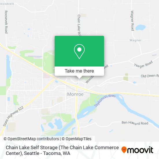 Chain Lake Self Storage (The Chain Lake Commerce Center) map