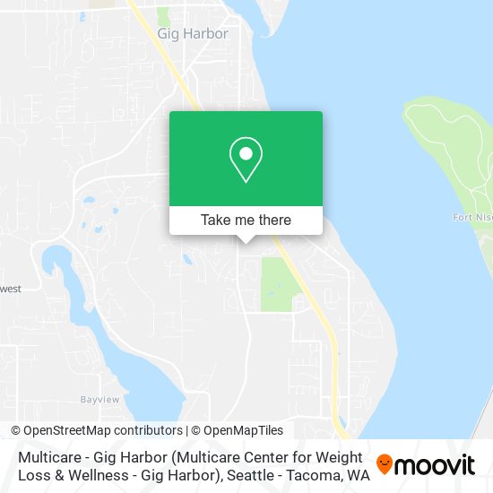 Multicare - Gig Harbor (Multicare Center for Weight Loss & Wellness - Gig Harbor) map