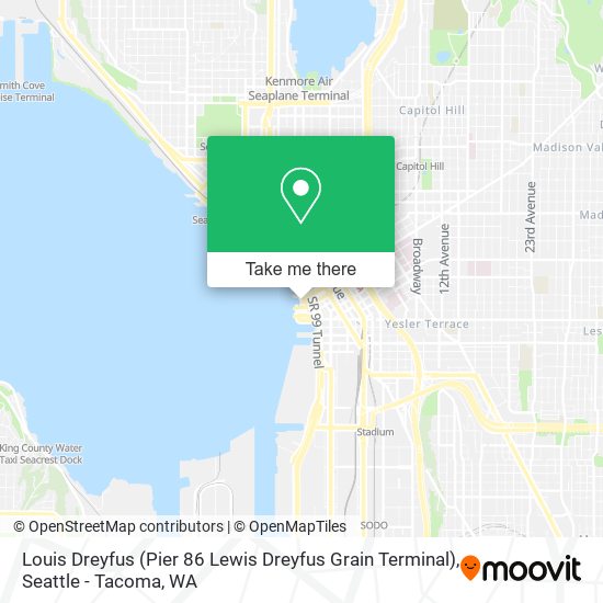 Mapa de Louis Dreyfus (Pier 86 Lewis Dreyfus Grain Terminal)