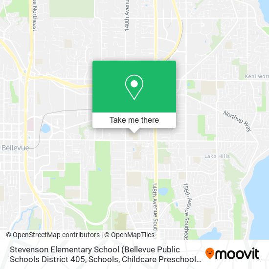 Stevenson Elementary School map